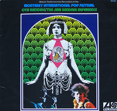 JIMI HENDRIX OTIS REDDING - Monterey International Pop Festival album front cover vinyl record